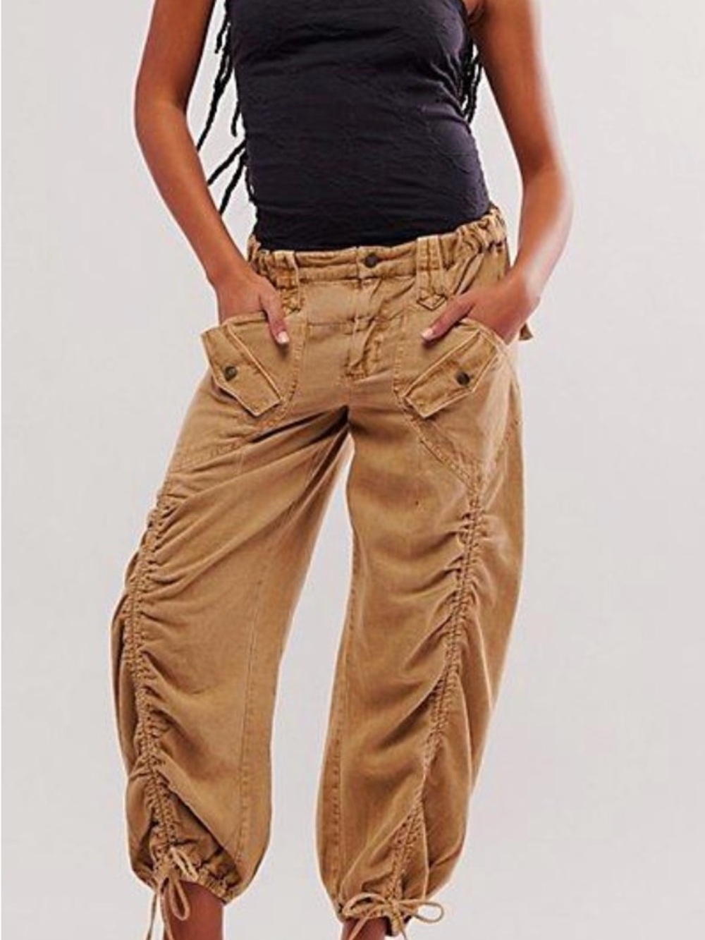 Free People Kauai Washed Pocket Pants